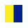 żółty fluo - niebieski