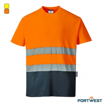 T-shirt ostrzegawczy S173 Portwest Pomarańczowy