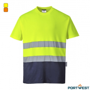 T-shirt ostrzegawczy S173 Portwest Żółty
