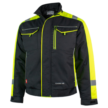 Kurtka zimowa, ocieplana ostrzegawcza CLASSIC-VIS OC Short ArtMas