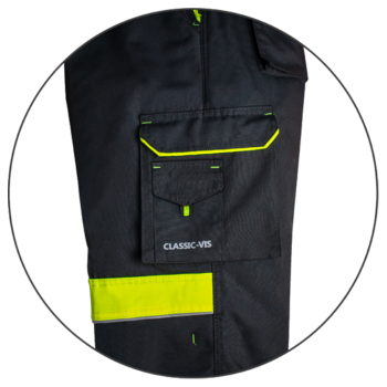 Spodnie zimowe ogrodniczki CLASSIC-VIS OC ArtMas