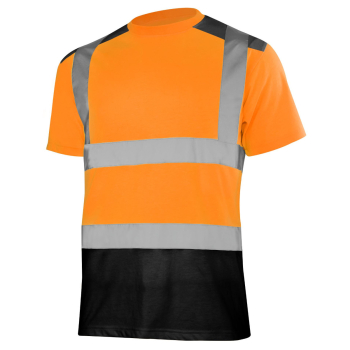 T-shirt ostrzegawczy T-Ref 2 ArtMas Pomarańczowy