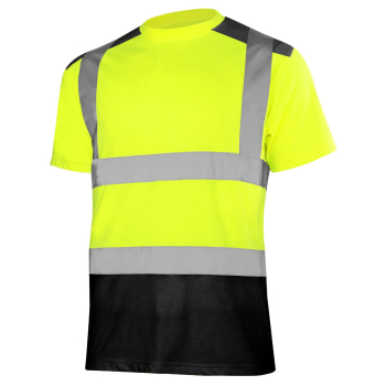 T-shirt ostrzegawczy T-Ref 2 ArtMas Żółty