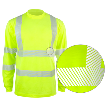 T-shirt ostrzegawczy T-Ref Long HT ArtMas Żółty
