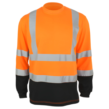T-shirt ostrzegawczy T-Ref Long ArtMas Pomarańczowy