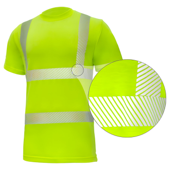 T-shirt ostrzegawczy T-Ref TT ArtMas Żółty
