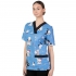 Bluza medyczna damska wzorzysta kolorowa M-074G