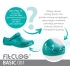 FitClog Atestowane obuwie zawodowe - piankowe EVA turkus