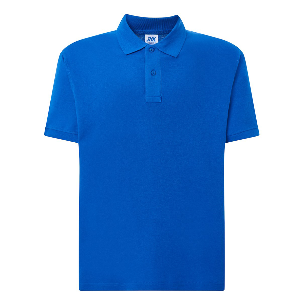 Koszulka polo WORKER męska z krótkim rękawem JHK niebieska