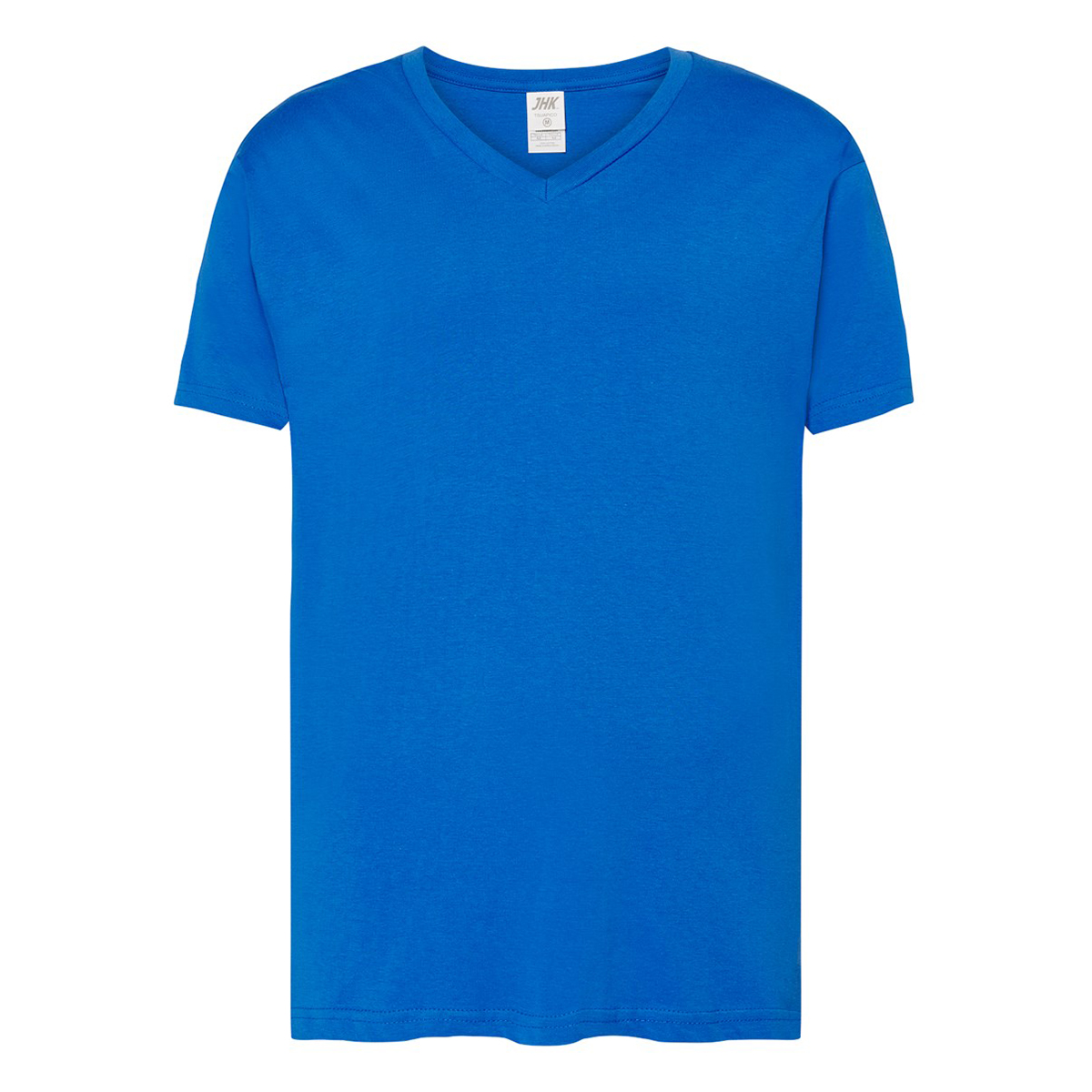Koszulka męska Urban V-Neck z krótkim rękawem JHK niebieska