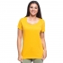Koszulka damska z krótkim rękawem PALMA JHK żółta