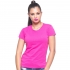 T-shirt damski PREMIUM z krótkim rękawem JHK różowy