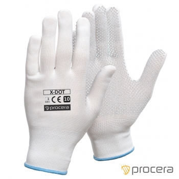 Rękawice poliestrowe z nakropieniem X-DOT Procera