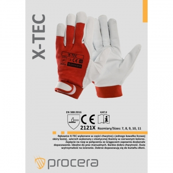 Rękawice wzmocnione X-TEC Procera