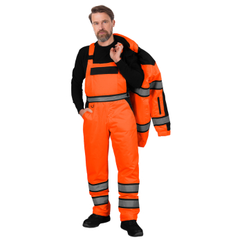 Spodnie ocieplane, zimowe ogrodniczki MILLING Leber&Hollman