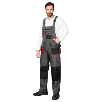 Spodnie ocieplane, zimowe ogrodniczki BOSTON Leber&Hollman