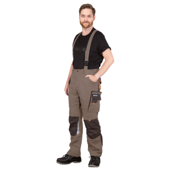 Spodnie ocieplane, zimowe ogrodniczki NEW AGE Leber&Hollman BEBRP