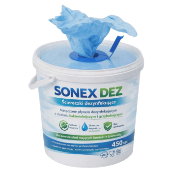 Ściereczki nasączone płynem do dezynfekcji Sonex Dez Sonev
