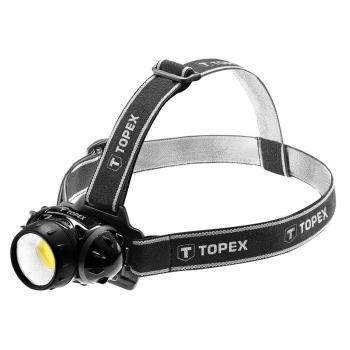 Latarka czołowa 3W LED COB 94W391 TOPEX