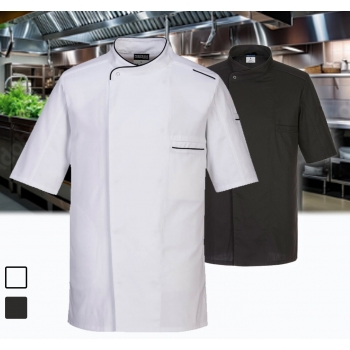 Bluza kucharska C735 z krótkim rękawem Portwest