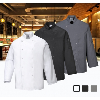 Bluza kucharska C833 z długim rękawem Portwest