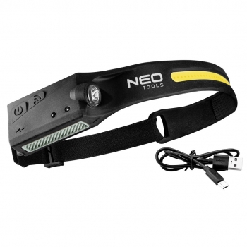 Latarka czołowa LED Belt 2w1 99-097 NEO TOOLS