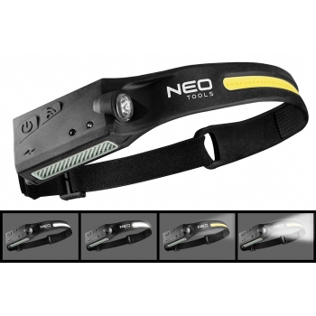 Latarka czołowa LED Belt 2w1 99-097 NEO TOOLS