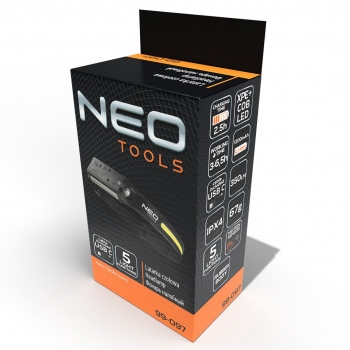 Latarka czołowa LED Belt 2w1 99-097 NEO TOOLS