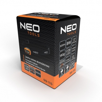 Latarka czołowa COB LED 99-115 NEO TOOLS